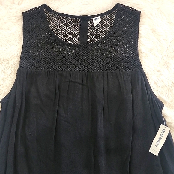 New Elegant Black Lace Women's Top - Picture 4 of 5